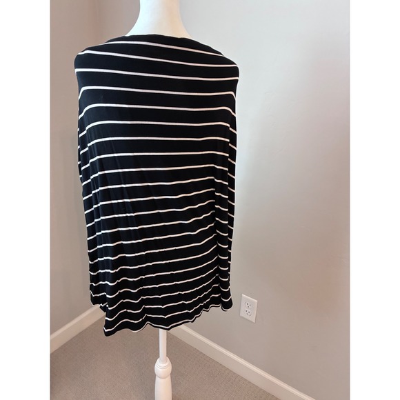 White House Black Market XL Striped Dolman‎ Top Tunic Blouse - Picture 2 of 5